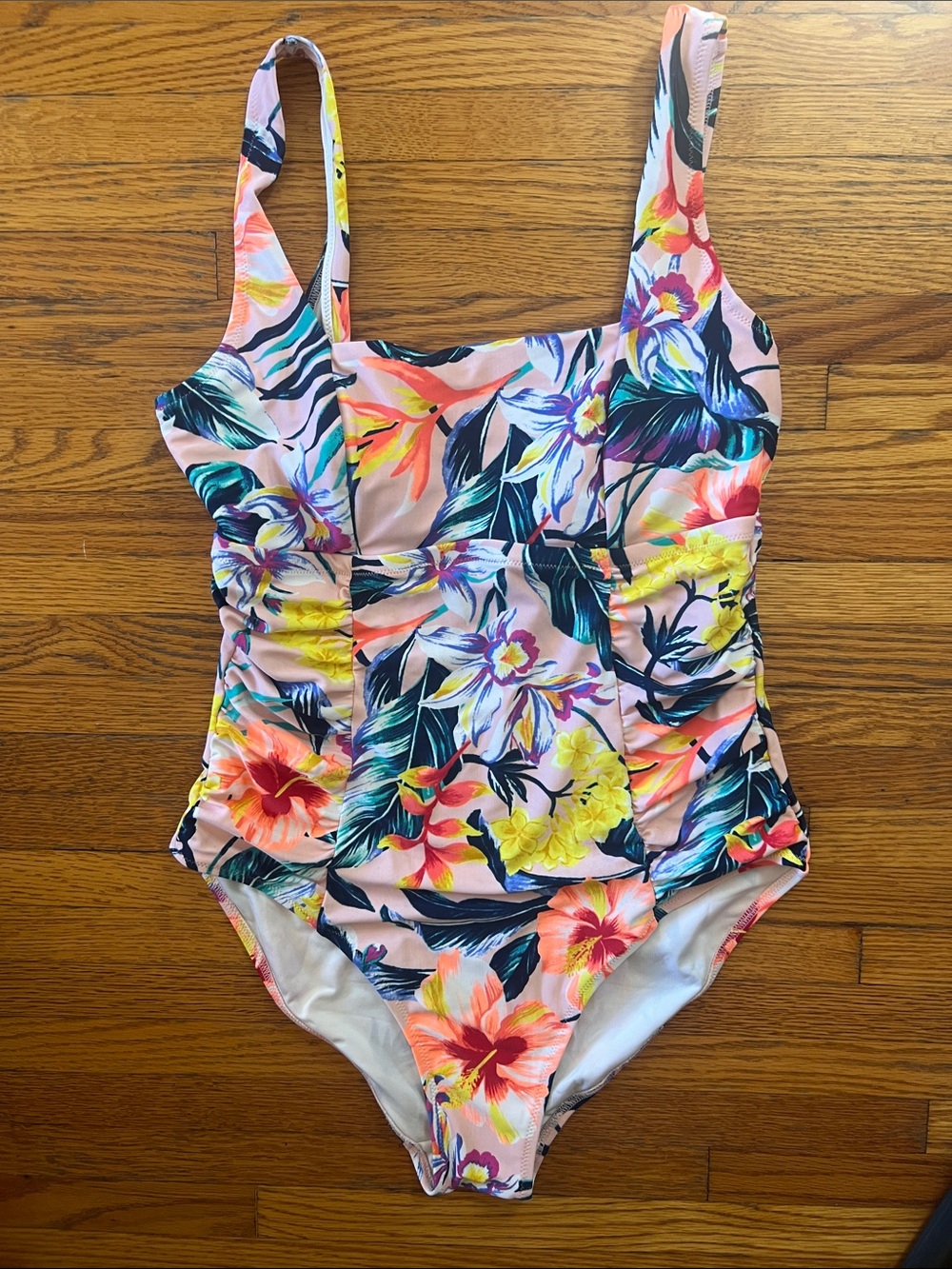 Old Navy Floral One-Piece Swimsuit - Pink Multi